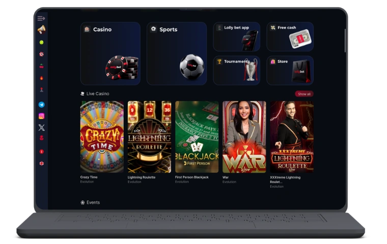 LollyBet Casino site